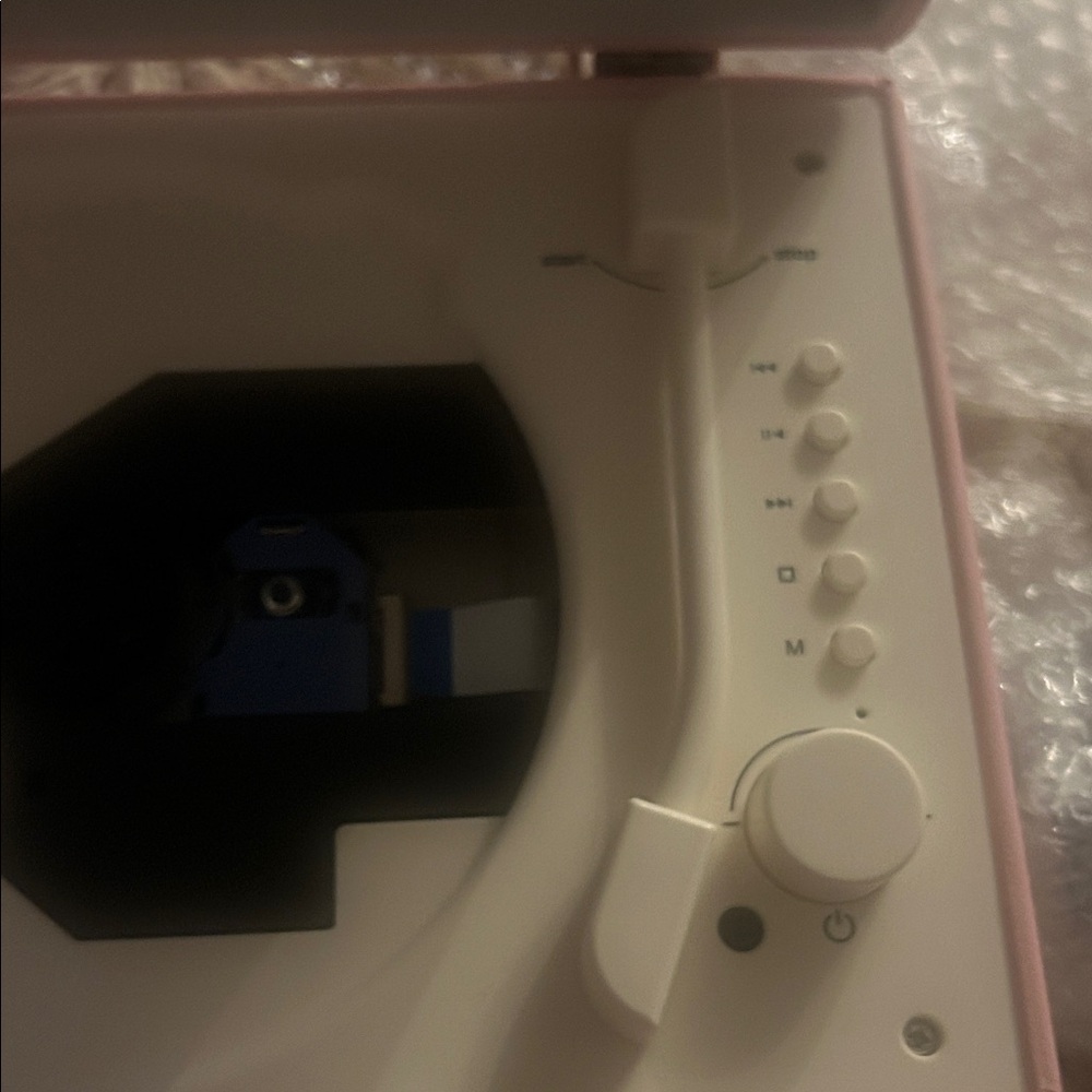 Pink is Time Music Box CD Player with Speakers; Bluetooth Transmitter - Picture 9 of 12